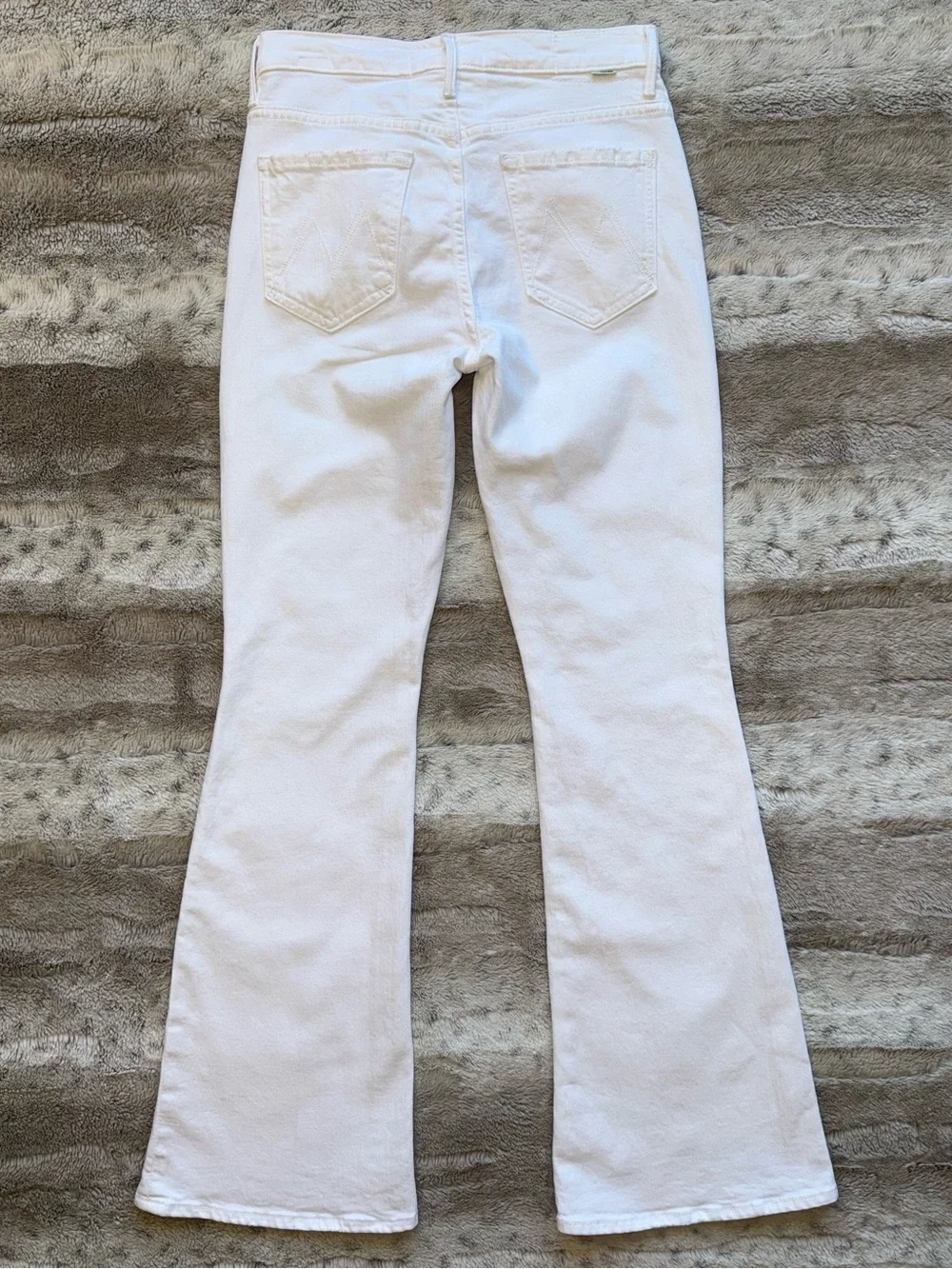MOTHER Superior The Weekend Flare Jeans in Totally Innocent Size 27 - Picture 6 of 16
